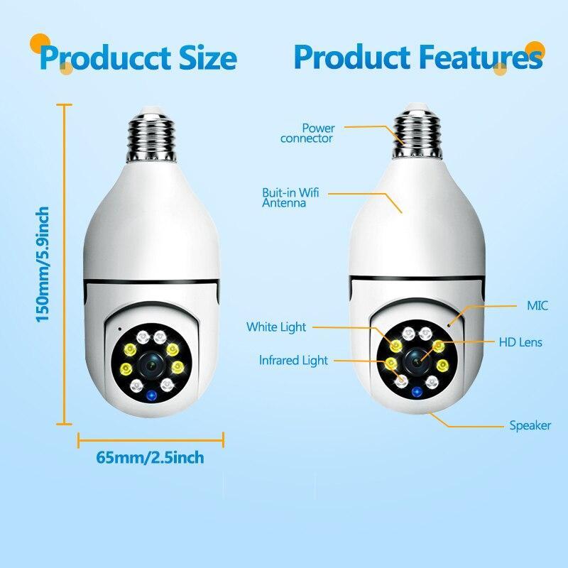 كاميرا مراقبة 5G Bulb E27